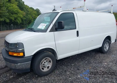 2020 Chevrolet Express Cargo Rwd 2500 Regular Wheelbase Wt from USA, damaged, VIN 1GCWGAFG2L1268286